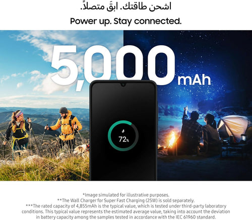 Samsung Galaxy A06 4G LTE Versione Globale SM-A065F/DS, NO NFC, Display 6,7, Doppia SIM 50MP Doppia Fotocamera Nero (Black), 64GB