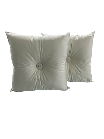 Cuscino Arredo Liu Jo 40x40 Raso di Cotone con Bottone