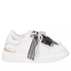 ToscaBlu Donna Sneakers Carol in pelle con fiocchi e perle colore bianco