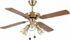 YAKARTA M LED Ventilatore da soffito oro vecchio Fai da te/Prodotti per la costruzione/Riscaldamento e raffreddamento/Sistemi mobili di climatizzazione/Ventilatori/Ventilatori da soffitto Led Mall Home - Napoli, Commerciovirtuoso.it