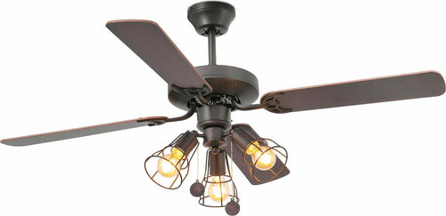 YAKARTA M LED Ventilatore da soffitto marrone Fai da te/Prodotti per la costruzione/Riscaldamento e raffreddamento/Sistemi mobili di climatizzazione/Ventilatori/Ventilatori da soffitto Led Mall Home - Napoli, Commerciovirtuoso.it