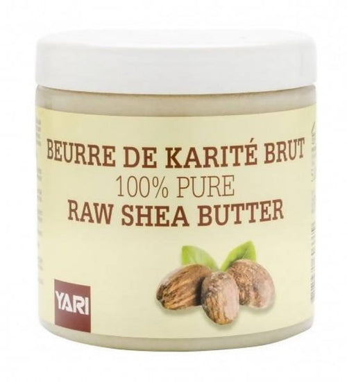 YARI 100% PURE RAW SHEA BUTTER 250ml PER PELLE E CAPELLI