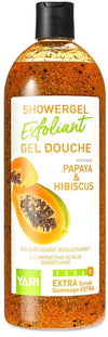 YARI EXFOLIANT SHOWERGEL PAPAYA & HIBISCUS 1000ml PER CORPO DOCCIA SCRUB