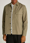 calvin klein CAMICIA COTTON BLEND OVERSHIRT da uomo