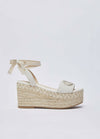 Liujo Donna Sandali zeppa con logo monogram