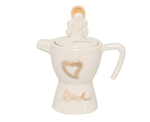 Matrimonio Harmony Zuccheriera a caffettiera love  Porcellana