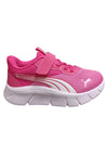 Scarpe sneakers Bambine e ragazze PUMA FLEX FOCUS  rosa-bianco laccio elastico e velcro