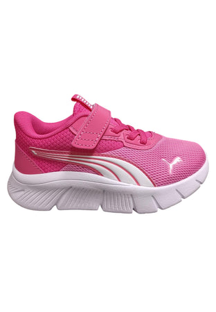 Scarpe sneakers Bambine e ragazze PUMA FLEX FOCUS  rosa-bianco laccio elastico e velcro