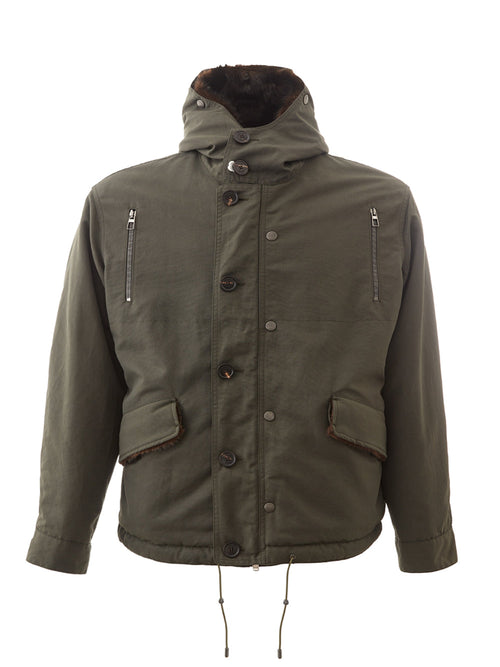 Lardini Parka con Eco Pelliccia interna da uomo
