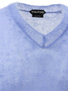 Tom Ford Maglione V-Neck in Mohair da uomo