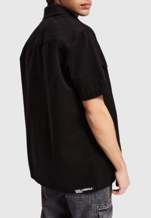 KARL LAGERFELD CAMICIA KLJ SS POCKET SHIRT da uomo