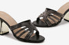 York - Sandali Con Inserto A Farfalla Strass