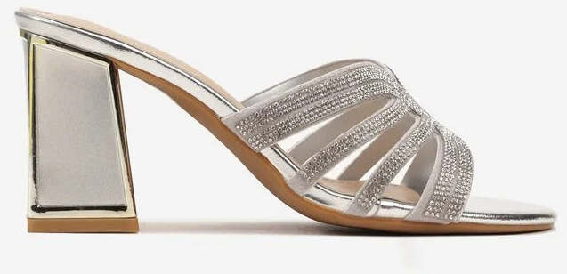 York - Sandali Con Inserto A Farfalla Strass