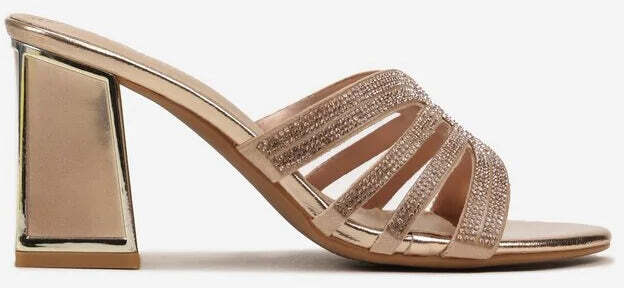 York - Sandali Con Inserto A Farfalla Strass