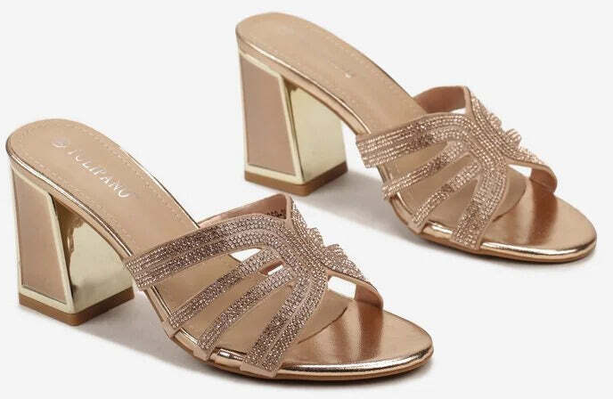 York - Sandali Con Inserto A Farfalla Strass