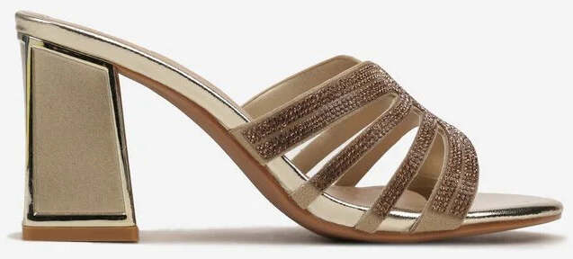 York - Sandali Con Inserto A Farfalla Strass