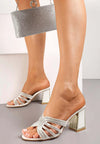 York - Sandali Con Inserto A Farfalla Strass