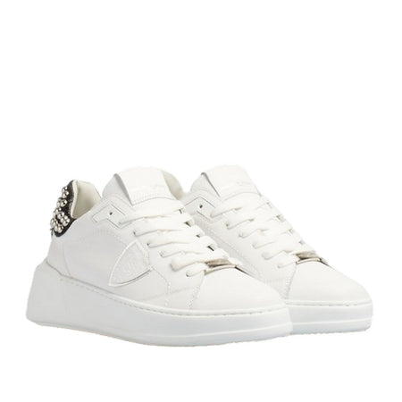 Philippe Model sneaker donna philippe model - tres temple low woman - bianco da donna