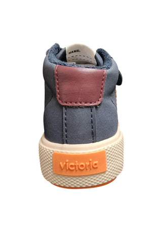 Scarpe sneakers Bambini e ragazzi Victoria tribu blue-arancione velcro