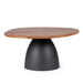 Tavolino stanley top natural, in legno di mango con forma irregolare 86 x 76 x 40cm