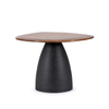 Tavolino stanley top natural, in legno di mango con forma irregolare 60 x 58 x 45cm