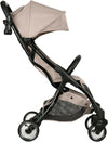 KIKKABOO Passeggino Cloe - colore BEIGE - telaio in alluminio, Pieghevole, omologato fino a 22 kg, Passeggino 0+ Mesi fino 22 Kg - Passeggino Leggero con Chiusura Compatta, Schienale Reclinabile e Regolabile, Poggiagambe
