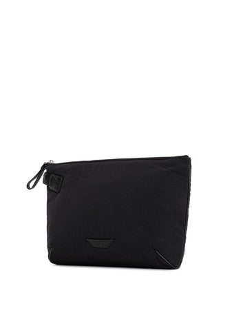 Bottega Veneta Pochette Light Paper in Nylon nero da uomo