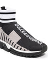 Dolce & Gabbana Sneakers Sorrento alte in maglia elastica da donna