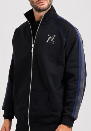 John Richmond FELPA SWEATSHIRT ZIP BOTRO da uomo