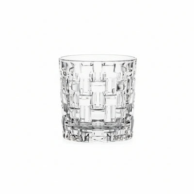 Set 4 bicchieri SOF 25 cl Bossa Nova 103039 di Nachtmann in cristallo trasparente con trama intrecciata