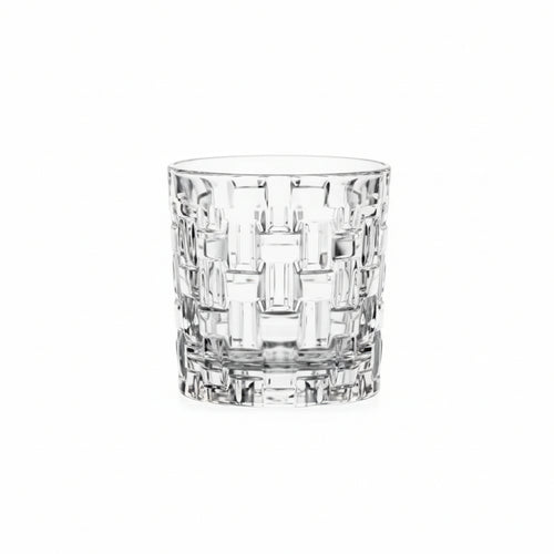 Set 4 bicchieri SOF 25 cl Bossa Nova 103039 di Nachtmann in cristallo trasparente con trama intrecciata