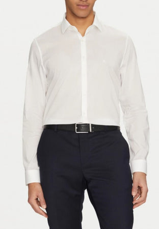 calvin klein CAMICIA LYOCELL SOLID SLIM S da uomo