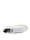 P448 Sneakers Thea Piton in Pelle bianca . da donna