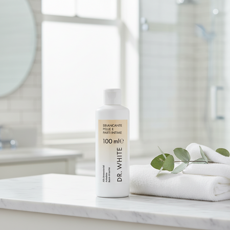 Dr White Crema Sbiancante Parti Intime – Schiarente Intimo per Uomo e Donna – Rimuove Macchie e Uniforma il Tono della Pelle – 100ml – AlohaLabs