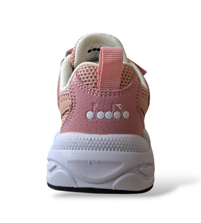 Scarpe sneakers Bambine Diadora ALLEY 101.183109 bianco-rosa velcro