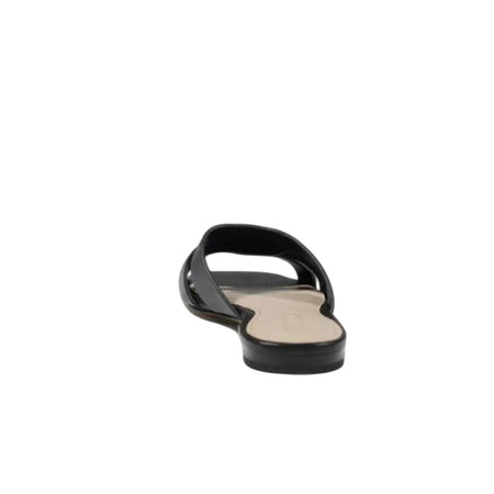 Pinko ciabatte donna pinko - marli 09 - slipper laminated nappa - nero da donna