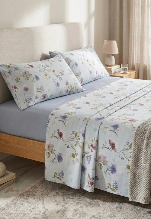 Completo Lenzuola Casa Giulia Arya Matrimoniale Cotone Teknotime