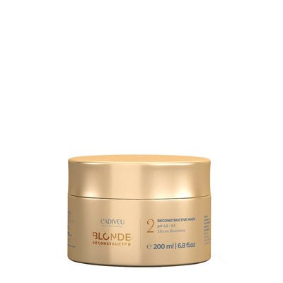 Cadiveu blonde reconstructor n° 2 reconstructive mask 200 ml maschera ristrutturante per capelli biondi