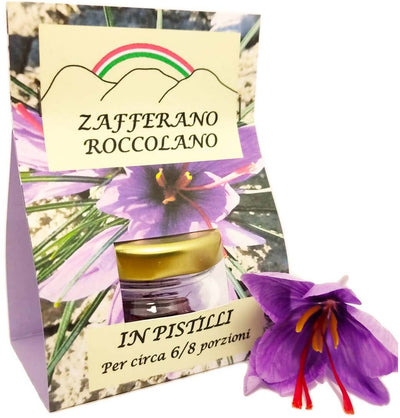 Zafferano in Pistilli Italiano Roccolano Stimmi di Zafferano Puro di Prima Categoria 0.20gr