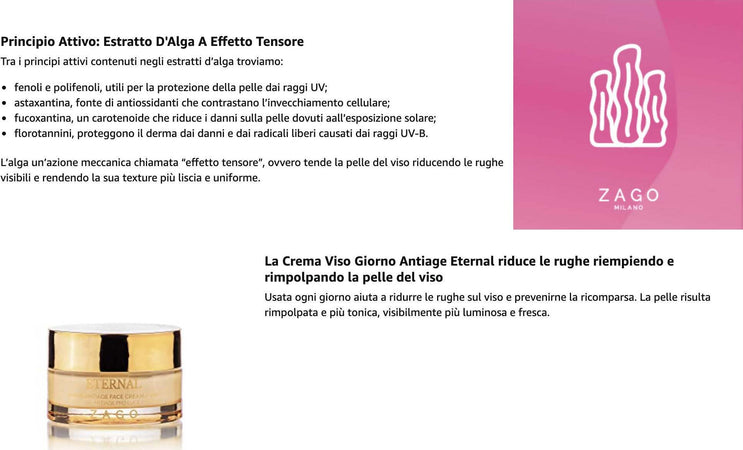 Zago Rich Frame Filling Face 50 ml Crema Viso Nutriente Anti-Stress Giorno N01CG17 COSMETICA SG Store - Nicosia, Commerciovirtuoso.it