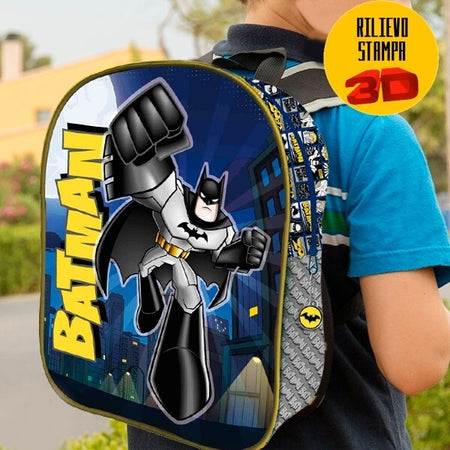 Zainetto Batman Stampa Rilievo 3d Warner Bros Bambini Scuola Asilo Elementari Cancelleria e prodotti per ufficio/Scuola e materiale didattico/Materiale scolastico/Cartelle e zaini per la scuola/Zainetti per bambini Trade Shop italia - Napoli, Commerciovirtuoso.it
