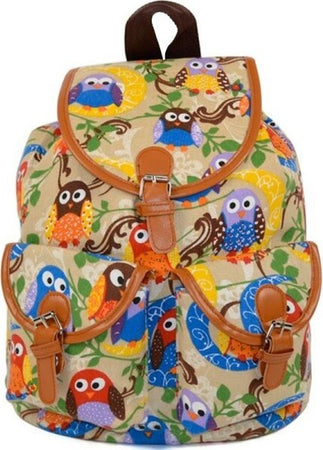 Zainetto Donna Canvas Gufetti Borsa Scuola Tempo Libero Vintege 38 X 18 X 30 Cm Cancelleria e prodotti per ufficio/Scuola e materiale didattico/Materiale scolastico/Cartelle e zaini per la scuola/Zainetti per bambini Trade Shop italia - Napoli, Commerciovirtuoso.it