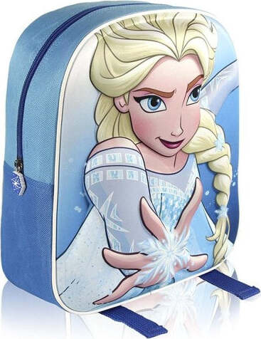 Zainetto-Frozen-Disney-Rilievo-3d-Bambine-Scuola-Asilo-Materna-Tempo-Libero