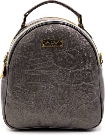 Zainetto-in-pelle-con-stampa-passport-da-Donna-ALV-by-Alviero-Martini---AL008B2310