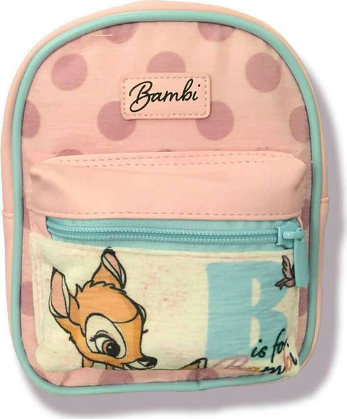 Zainetto in Similpelle Bambi Zaino per Bambini Multicolore Con Zip E Tasca Esterna Moda/Valigie borse e accessori da viaggio/Zaini/Zainetti per bambini Cartoleria Deja Vu - Crotone, Commerciovirtuoso.it