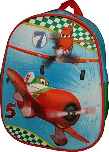 Zainetto-Planes-Stampa-Rilievo-3d-Aeroplano-Bambini-Scuola-Asilo-Elementari