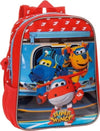 Zainetto-Scuola-Super-Wings-28-Cm-Zaino-Asilo-Bambini-Rosso-Azzurro-6-Lt