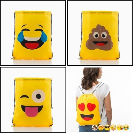 ZAINO A SACCA CON CORDE EMOTICON MODELLO CASUALE FACCINE ASSORTITE ZAINETTO BAG Cancelleria e prodotti per ufficio/Scuola e materiale didattico/Materiale scolastico/Cartelle e zaini per la scuola/Zainetti per bambini Trade Shop italia - Napoli, Commerciovirtuoso.it