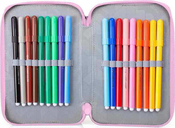 Zaino-+-Astuccio-Ballerina-Bunny-Scuola-Elementare