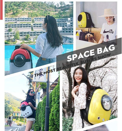 Zaino Borsa Trasportino Gatto Cane Portatile Viaggio Design A Capsula Spaziale Prodotti per animali > Prodotti per Cani > Trasportini Trade Shop italia - Napoli, Commerciovirtuoso.it